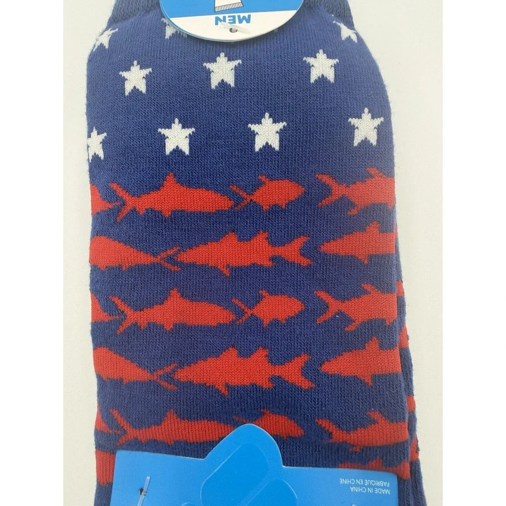 Columbia Men's PFG Patriot Crew Socks 2 Pack 6 Pairs sz 6-12 Fishing